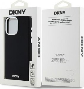 DKNY DKNY DKHMP14XSMCHLK iPhone 14 Pro Max 6.7" czarny/black hardcase Liquid Silicone Small Metal Logo MagSafe 8