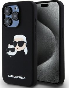 Karl Lagerfeld Karl Lagerfeld KLHMP15XSKCHPPLK iPhone 15 Pro Max 6.7" czarny/black hardcase Silicone Karl & Choupette MagSafe 1