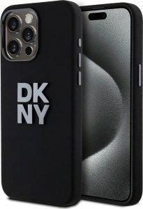 DKNY DKNY DKHCP15LSMCBSK iPhone 15 Pro 6.1" czarny/black hardcase Liquid Silicone Metal Logo 3