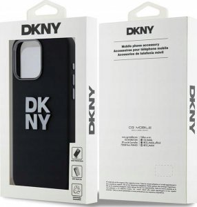DKNY DKNY DKHCP15LSMCBSK iPhone 15 Pro 6.1" czarny/black hardcase Liquid Silicone Metal Logo 8