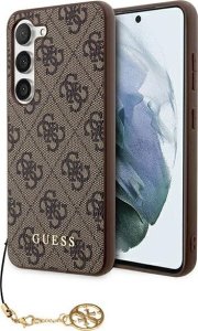 Guess Guess GUHCSA55GF4GBR A55 A556 brązowy/brown hardcase 4G Charms Collection 1