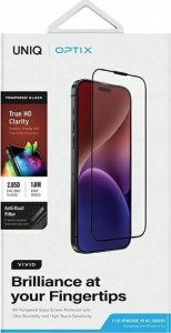 Uniq UNIQ Optix Vivid iPhone 15 6.1" / 14 Pro 6.1" clear szkło hartowane z aplikatorem 6