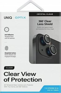 Uniq UNIQ Optix Clear Camera Lens Protector iPhone 15 6.1" / 15 Plus 6.7" szkło na obiektyw aparatu z aplikatorem 2