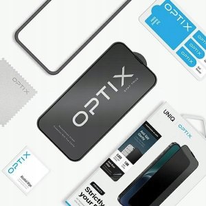 Uniq UNIQ Optix Privacy iPhone 15 Pro 6.1" prywatyzujące szkło hartowane z aplikatorem 5