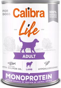 Calibra CALIBRA LIFE Adult Monoprotein jagnięcina - mokra karma dla psa - 0,4 kg 1