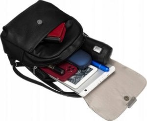 Peterson Klasyczny plecak damski ze skóry ekologicznej z klapką - Peterson NoSize 7