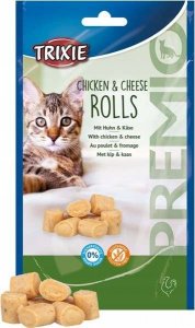 Trixie PREMIO Chicken & Cheese Roll, przysmak, dla kota, kurczak i ser, 50 g 1