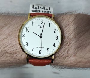 Zegarek Q&Q Zegarek QQ C43A-003P Męski Klasyczny Biała Tarcza SLIM 2