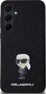 Karl Lagerfeld Etui Karl Lagerfeld KLHCSA35GKNPSK Samsung Galaxy A35 hardcase Fixed Glitter Ikonik Logo Metal Pin czarny/black 3