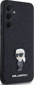 Karl Lagerfeld Etui Karl Lagerfeld KLHCSA35GKNPSK Samsung Galaxy A35 hardcase Fixed Glitter Ikonik Logo Metal Pin czarny/black 4