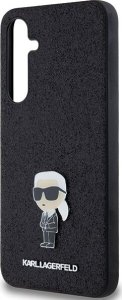 Karl Lagerfeld Etui Karl Lagerfeld KLHCSA35GKNPSK Samsung Galaxy A35 hardcase Fixed Glitter Ikonik Logo Metal Pin czarny/black 6