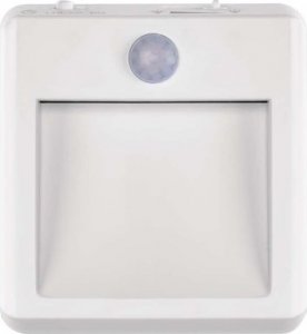 Lampka wtykowa do gniazdka Emos P3319 lampka do gniazdka wtykowa kwadrat z czujnikiem ruchu 1x0,5W LED 3000K biała 5