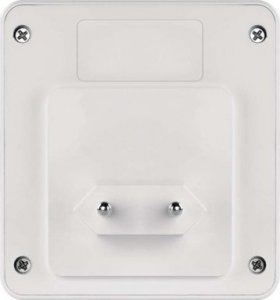 Lampka wtykowa do gniazdka Emos P3319 lampka do gniazdka wtykowa kwadrat z czujnikiem ruchu 1x0,5W LED 3000K biała 6