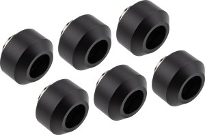 Optimus Optimus Hardtube Fitting, 12 mm, 6er Pack mit Werkzeug - schwarz 1
