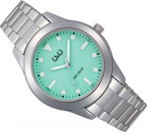 Zegarek Q&Q Zegarek Q Q35B-007P damski klasyczny zielona tarcza 3