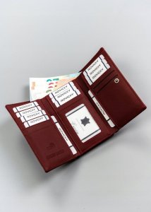 4U Cavaldi Portfel damski średnich rozmiarów ze skóry naturalnej i ekologicznej - 4U Cavaldi NoSize 5