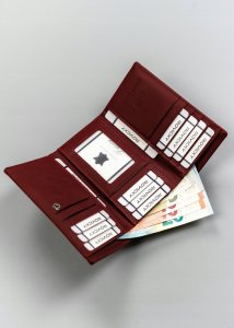 4U Cavaldi Portfel damski średnich rozmiarów ze skóry naturalnej i ekologicznej - 4U Cavaldi NoSize 6