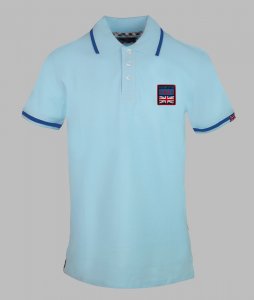 Aquascutum Koszulki polo marki Aquascutum model P01123 kolor Niebieski. Odzież męska. Sezon: Wiosna/Lato M 1