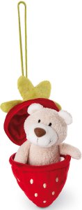 NICI NICI 49433 Maskotka mrówka Enzi / miś Bendix 13cm z pętelką w truskawce GREEN p12 mix cena za 1 szt 1