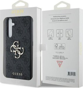Guess Etui GUHCSA354GMGGR Samsung Galaxy A35 hardcase 4G Big Metal Logo czarny/black 8