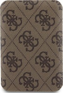 Powerbank Guess Guess 4G Leather Metal Logo MagSafe - Power Bank indukcyjny 5000 mAh 15W MagSafe (brązowy) 2