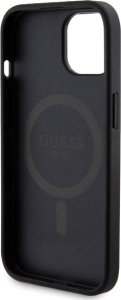 Guess Guess Bundle Pack MagSafe 4G Metal Gold Logo - Zestaw etui + Power Bank 5000mAh MagSafe iPhone 15 (czarny) 7