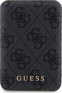 Guess Guess Bundle Pack MagSafe 4G Metal Gold Logo - Zestaw etui + Power Bank 5000mAh MagSafe iPhone 15 (czarny) 8