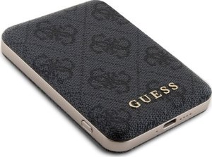 Guess Guess Bundle Pack MagSafe 4G Metal Gold Logo - Zestaw etui + Power Bank 5000mAh MagSafe iPhone 15 (czarny) 10