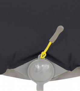 Outwell Mata samopompująca Sleepin Double 7.5 cm - black/grey Uniwersalny 7