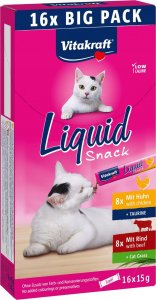 Vitakraft VITAKRAFT CAT LIQUID SNACK multipack 16x15g 1