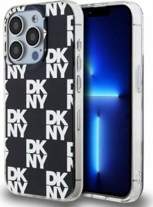 DKNY DKNY DKHCP15LHDLCEK iPhone 15 Pro 6.1" czarny/black hardcase IML Checkered Mono Pattern 1