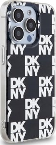 DKNY DKNY DKHCP15LHDLCEK iPhone 15 Pro 6.1" czarny/black hardcase IML Checkered Mono Pattern 4