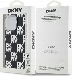 DKNY DKNY DKHCP15LHDLCEK iPhone 15 Pro 6.1" czarny/black hardcase IML Checkered Mono Pattern 8