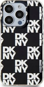 DKNY DKNY DKHCP15SHDLCEK iPhone 15 / 14 / 13 6.1" czarny/black hardcase IML Checkered Mono Pattern 1