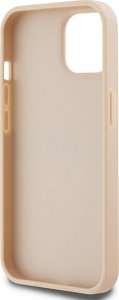 DKNY DKHCP15MPRTHSLP iPhone 15 Plus / 14 Plus 6.7" różowy/pink hardcase Leather Mono Stripe & Metal Logo 7