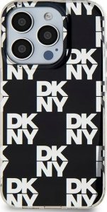 DKNY DKNY DKHCP15XHDLCEK iPhone 15 Pro Max 6.7" czarny/black hardcase IML Checkered Mono Pattern 3