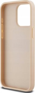 DKNY DKHCP15XPRTHSLP iPhone 15 Pro Max 6.7" różowy/pink hardcase Leather Mono Stripe & Metal Logo 7
