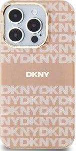 DKNY DKNY DKHMP14LHRHSEP iPhone 14 Pro 6.1" różowy/pink hardcase IML Mono & Stripe MagSafe 1