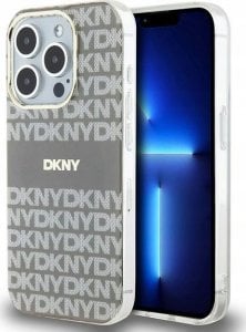 DKNY DKNY DKHMP15LHRHSEE iPhone 15 Pro 6.1" beżowy/beige hardcase IML Mono & Stripe MagSafe 1