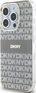 DKNY DKNY DKHMP15LHRHSEE iPhone 15 Pro 6.1" beżowy/beige hardcase IML Mono & Stripe MagSafe 2