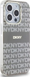 DKNY DKNY DKHMP15LHRHSEE iPhone 15 Pro 6.1" beżowy/beige hardcase IML Mono & Stripe MagSafe 4