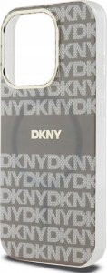 DKNY DKNY DKHMP15LHRHSEE iPhone 15 Pro 6.1" beżowy/beige hardcase IML Mono & Stripe MagSafe 6