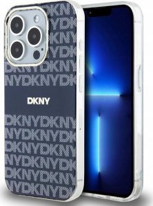 DKNY DKNY DKHMP15LHRHSEB iPhone 15 Pro 6.1" niebieski/blue hardcase IML Mono & Stripe MagSafe 1