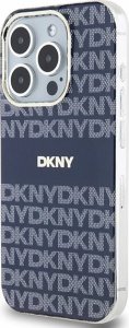 DKNY DKNY DKHMP15LHRHSEB iPhone 15 Pro 6.1" niebieski/blue hardcase IML Mono & Stripe MagSafe 2