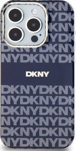 DKNY DKNY DKHMP15LHRHSEB iPhone 15 Pro 6.1" niebieski/blue hardcase IML Mono & Stripe MagSafe 3