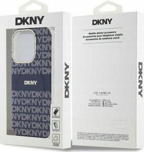 DKNY DKNY DKHMP15LHRHSEB iPhone 15 Pro 6.1" niebieski/blue hardcase IML Mono & Stripe MagSafe 8