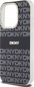 DKNY DKNY DKHMP15LHRHSEK iPhone 15 Pro 6.1" czarny/black hardcase IML Mono & Stripe MagSafe 6
