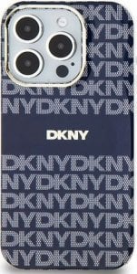 DKNY DKNY DKHMP15SHRHSEB iPhone 15 / 14 / 13 6.1" niebieski/blue hardcase IML Mono & Stripe MagSafe 1