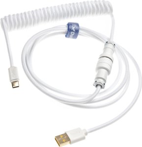 Ducky Ducky Coiled Cable - White Edition 1