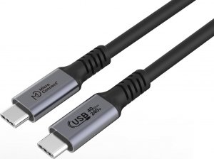 Kabel USB MicroConnect USB-C - USB-C 1.5 m Czarny (Premium USB4 USB-C cable 1,5m) 1